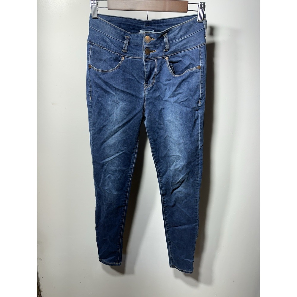 Mudd Women's Jeans Size 9 High Rise Jean Legging Jegging Stretch Dark Wash
